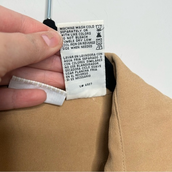 Vintage Y2K camel soft women’s button down size 18W/20W - Picture 4 of 5